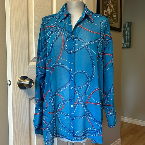 New Zara nautical blouse - Picture 2 of 6